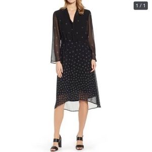 🖤ANNE KLEIN🖤SIMONE PRINTED TIE-NECK DRESS🖤